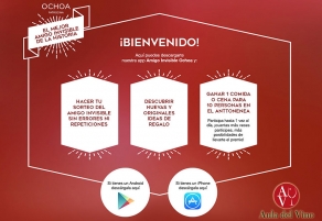 Bodegas Ochoa lanza su app 'Amigo invisible'